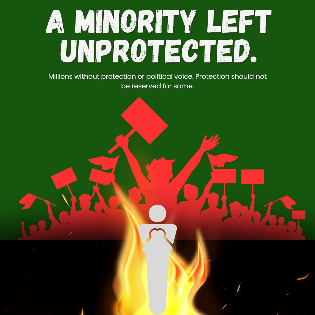 Dipu Chandra Das, A #Hindu man in #Bangladesh was lynched and burned alive for his faith. This isn’t “communal tension” it’s structural failure. Rights without protection are meaningless. Justice requires accountability, and where that fails, international pressure and sanctions.