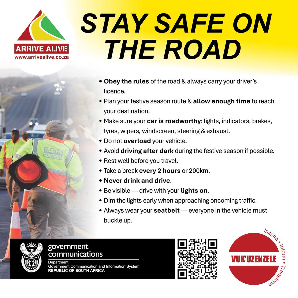 _ArriveAlive's tweet image. How can we drive more defensively? 

arrr.co.za/06A9l 

 #ArriveAlive #DefensiveDriving

@GovernmentZA @TrafficRTMC @SAPoliceService