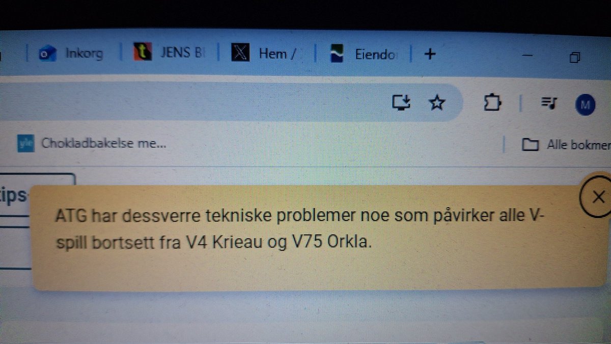 Problem redan nu.
Lämna in så fort ni kan idag....
