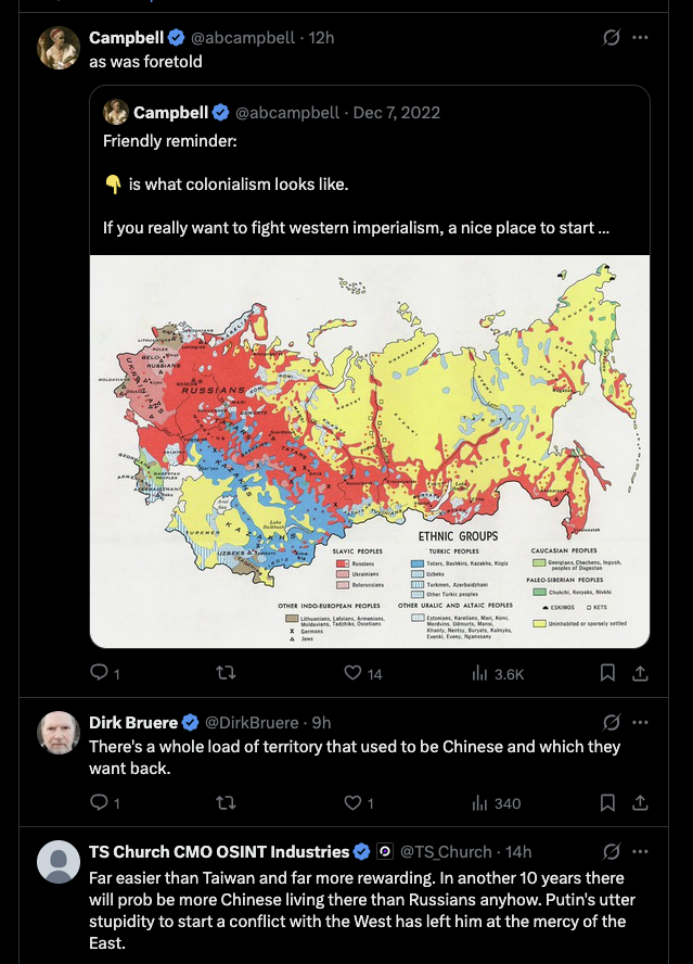 C'est vraiment étrange que les pro-ukrainiens soient si préoccupés par la sécurité de l'Extrême-Orient russe et qu'ils i