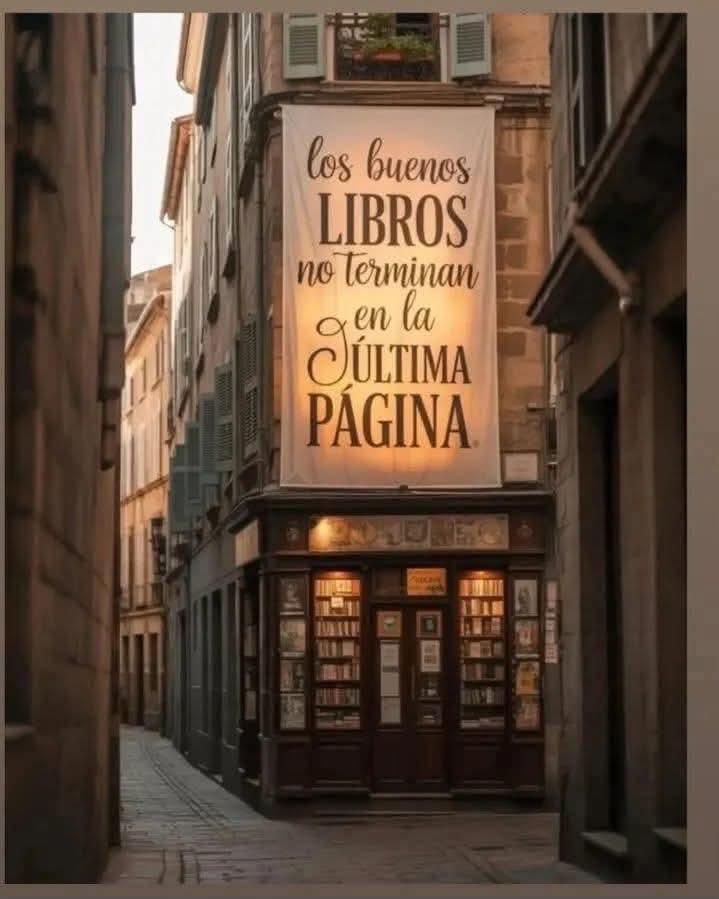 Los buenos libros no terminan en la última página...