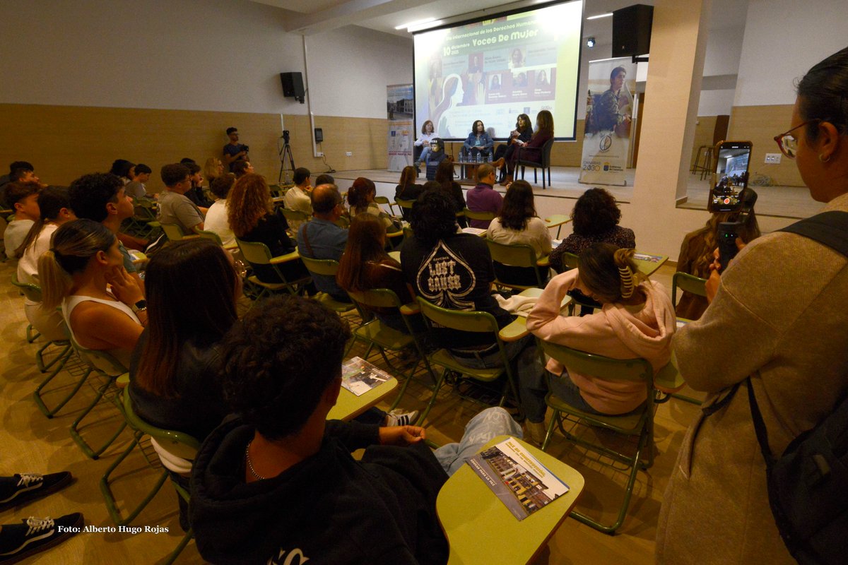 PECDDHH's tweet image. Muchas gracias a todas las personas que hicieron posible "Voces De Mujer", en el Día Internacional de los Derechos Humanos 2025. 💜🕊️

Este acto forma parte de la acción anual de @PECDDHH
#EnRedadosConLosDerechosHumanos, posible gracias al apoyo del Gobierno de Canarias, a través…