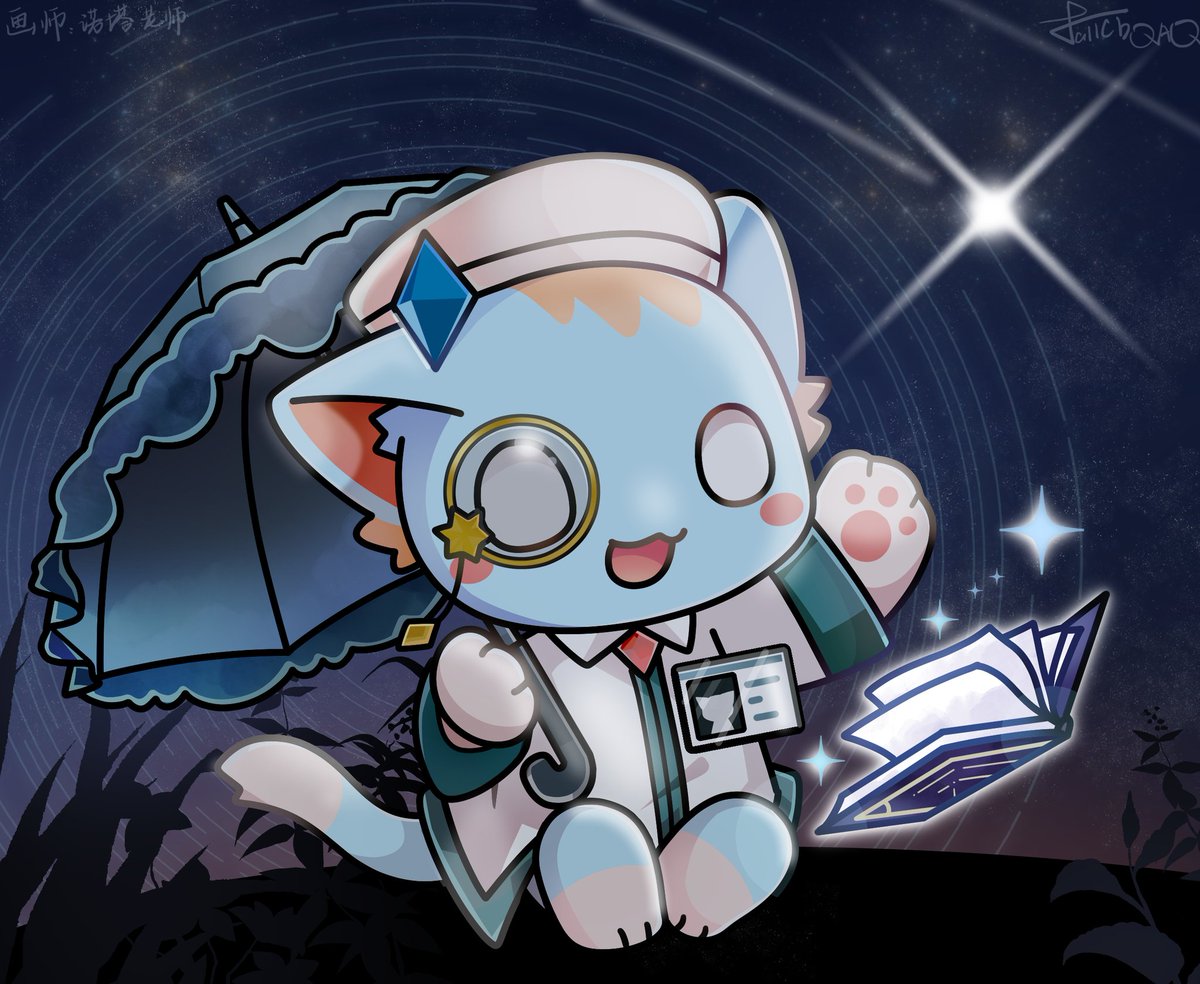 FallCbQAQ's tweet photo. @DNAXCAT 
超高校級的心理學家:光羽想和大家見面！！
有任何煩惱都可以找他解惑哦～
（畫師:諾塔老師） https://t.co/4L3yYCZITh