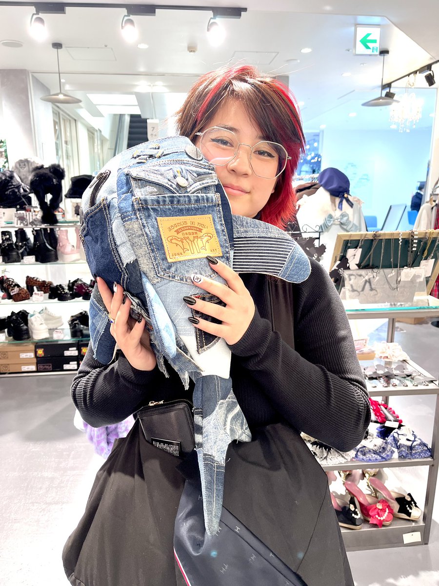 lainちゃん小サメ・デニムリメイクさんを一本釣りくださりありがとう