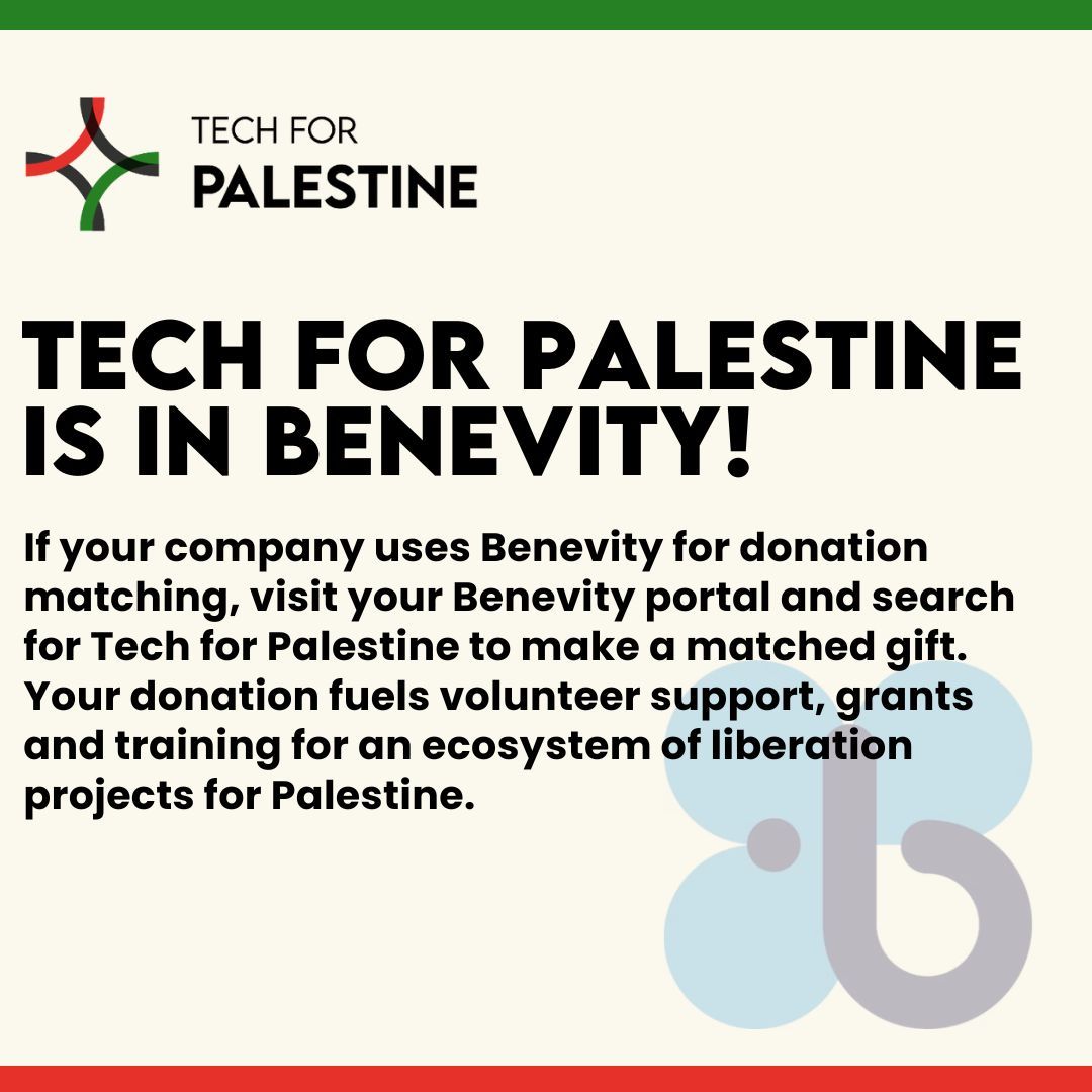 Tech For Palestine tweet media