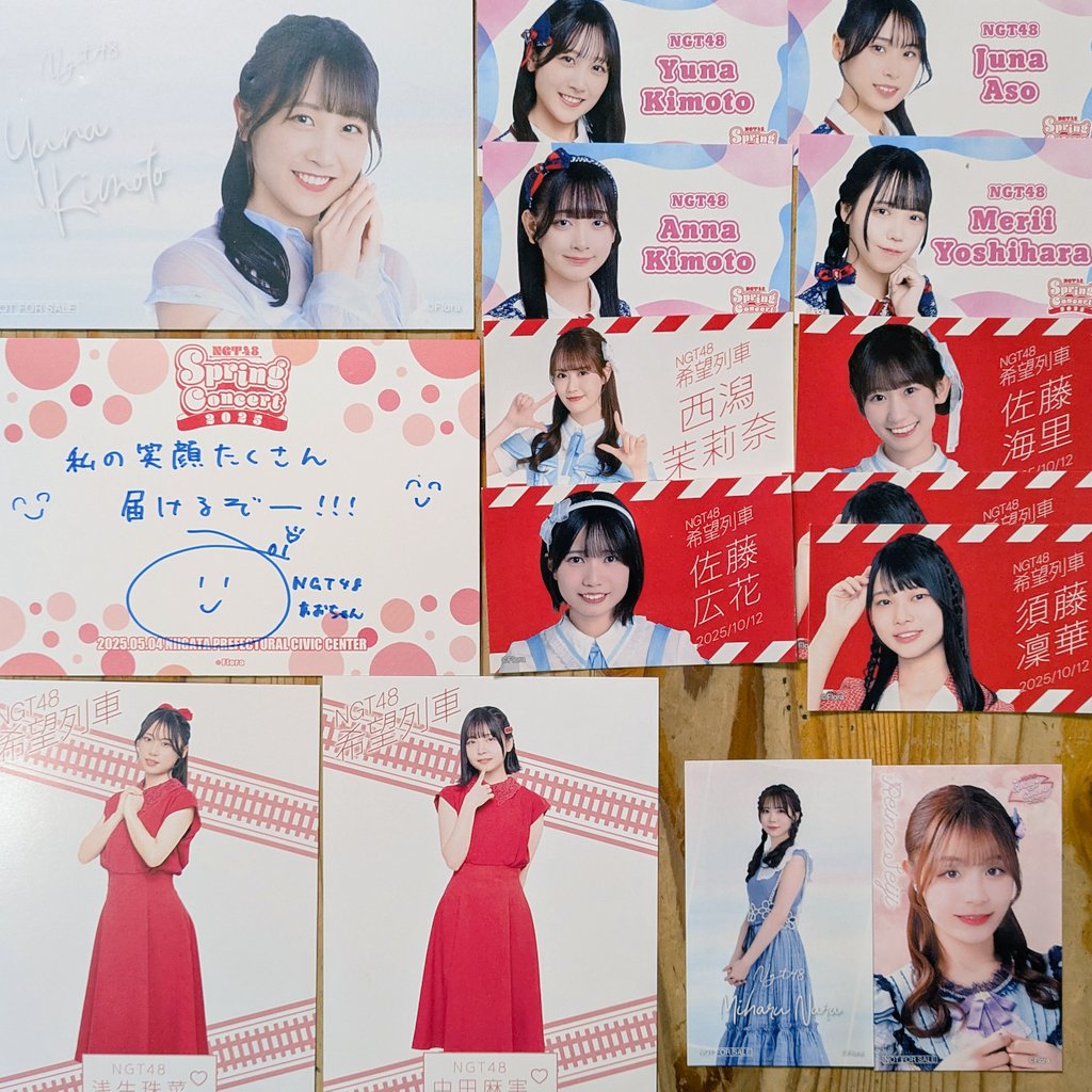 NGT48劇場シアターくじ #トレ希望 2025年の瀬、ガチャ景品の掃除です