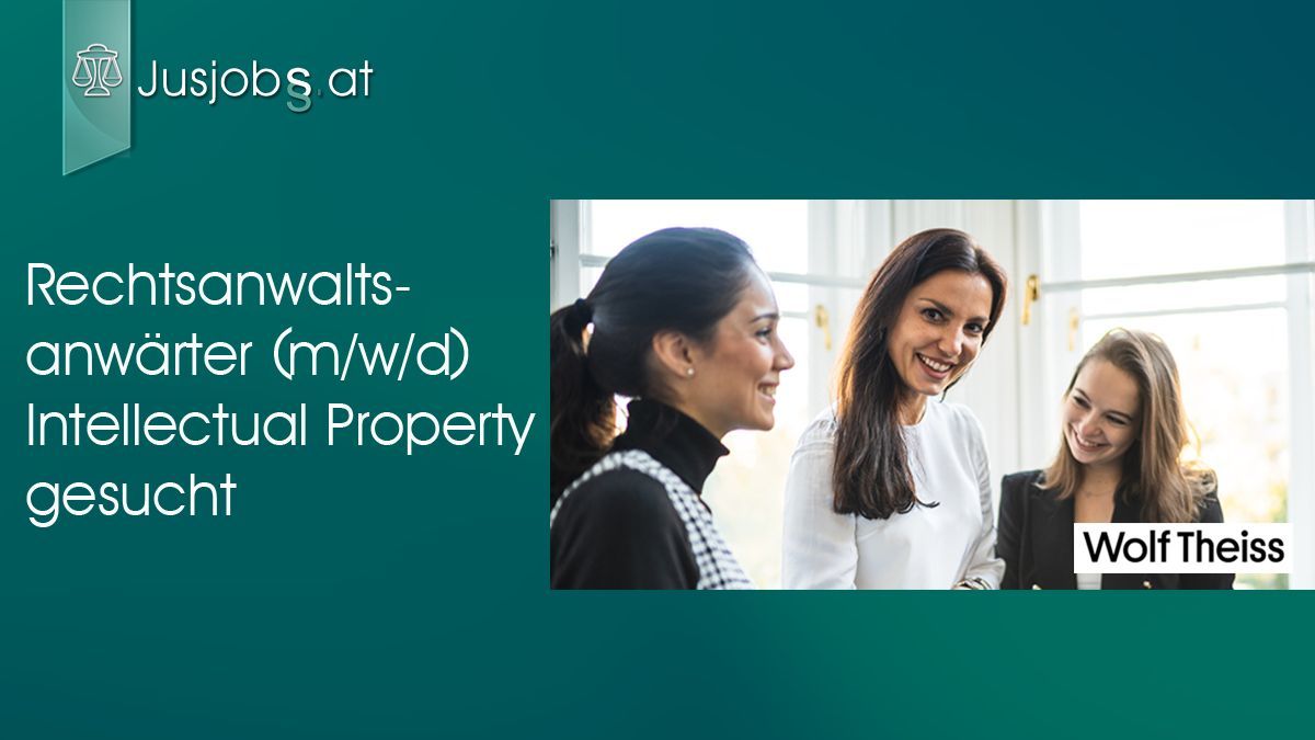 Jusjobsat's tweet image. ⚖️ Rechtsanwaltsanwärter:in IP &amp;amp; TMT (m/w/d)
Internationale Causen. Patente, Marken &amp;amp; Tech-Recht.
📍 Wien | Vollzeit | ab sofort

👉 jusjobs.at/job/482681 

#jusjobs #iprecht #tmtrecht #lawcareer #wien