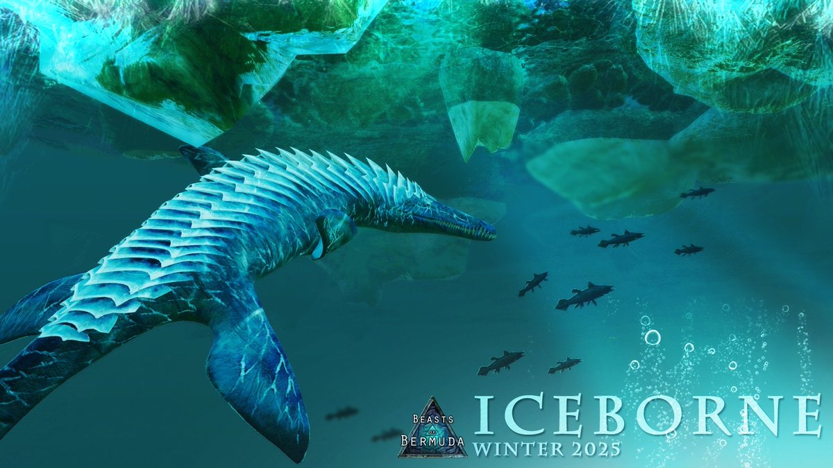 Acro_Atokensis's tweet image. 【恐竜ゲーム最新情報】
Beasts Of Bermuda アップデート

新マップ:Temporal Driftを実装
モササウルス強化
クロノサウルス調整
冬イベント開始

#beastsofbermuda