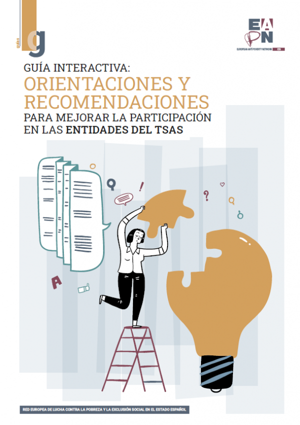 EAPNes's tweet photo. 🌟 ¡Nueva guía interactiva de EAPN-ES!
“Orientaciones y recomendaciones para mejorar la participación en las entidades del #TSAS” es una herramienta práctica para fortalecer la voz de usuarias, socias y voluntarias, diversificar la #participación y crear espacios más inclusivos. https://t.co/Bu4kZMNlQz