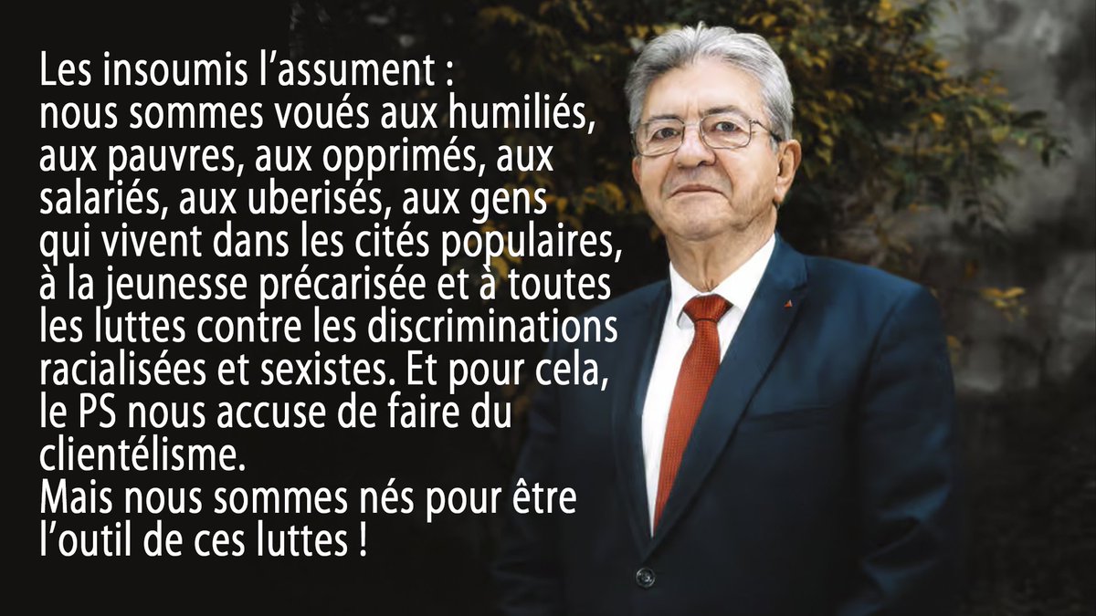 Allez lire l'ITW de <a href="/JLMelenchon/">Jean-Luc Mélenchon</a> chez <a href="/Politis_fr/">Politis</a> !
#PLF2026 #LFI <a href="/FranceInsoumise/">La France insoumise</a> #ElectionsMunicipales2026

📜politis.fr/articles/2025/…