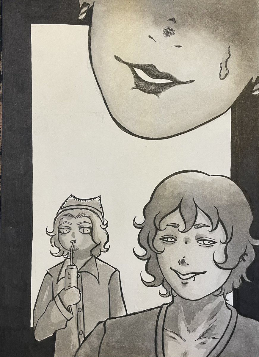 DrMarune's tweet image. Concept art of #nowark Face artbook idea

Here is Concept idea in Comic Form whit nowark ,vlad and philza 

But year let’s see how it’s turn out 

I had fun to draw this be honest love the love Trio 

#conceptart #keyvisual #fakeartbook