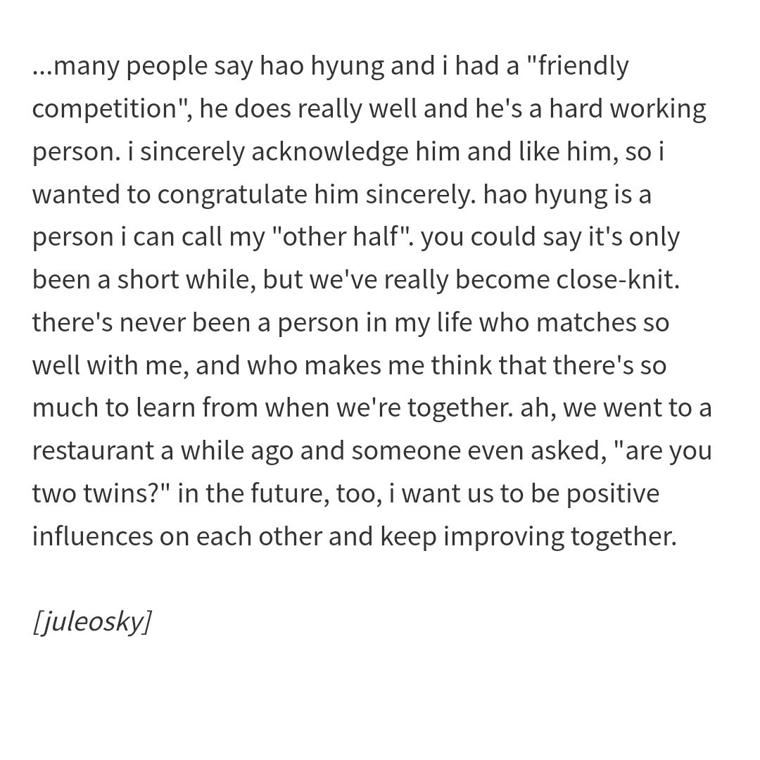 colattie's tweet image. 🐹 : hao hyung is a person i can call my other half
🎻 : hanbin and i are each other's teacher in life 

MY PRECIOUS HAOBIN 😭😭😭😭😭😭😭😭😭😭😭😭😭😭😭😭