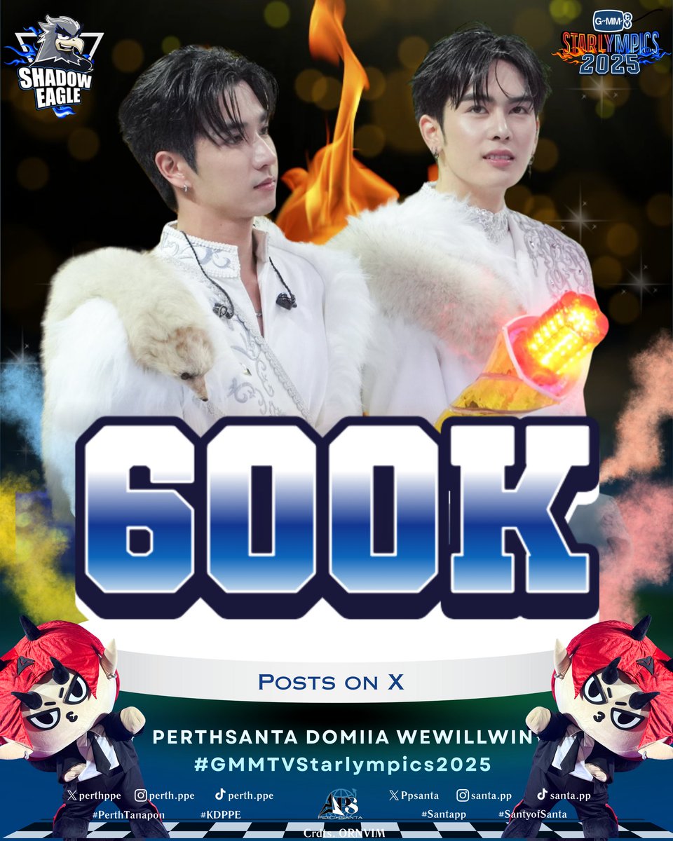 COOLL IT'S ALREADY 600K🤩🤩🤩 PERTHSANTA DOMIIA WEWILLWIN