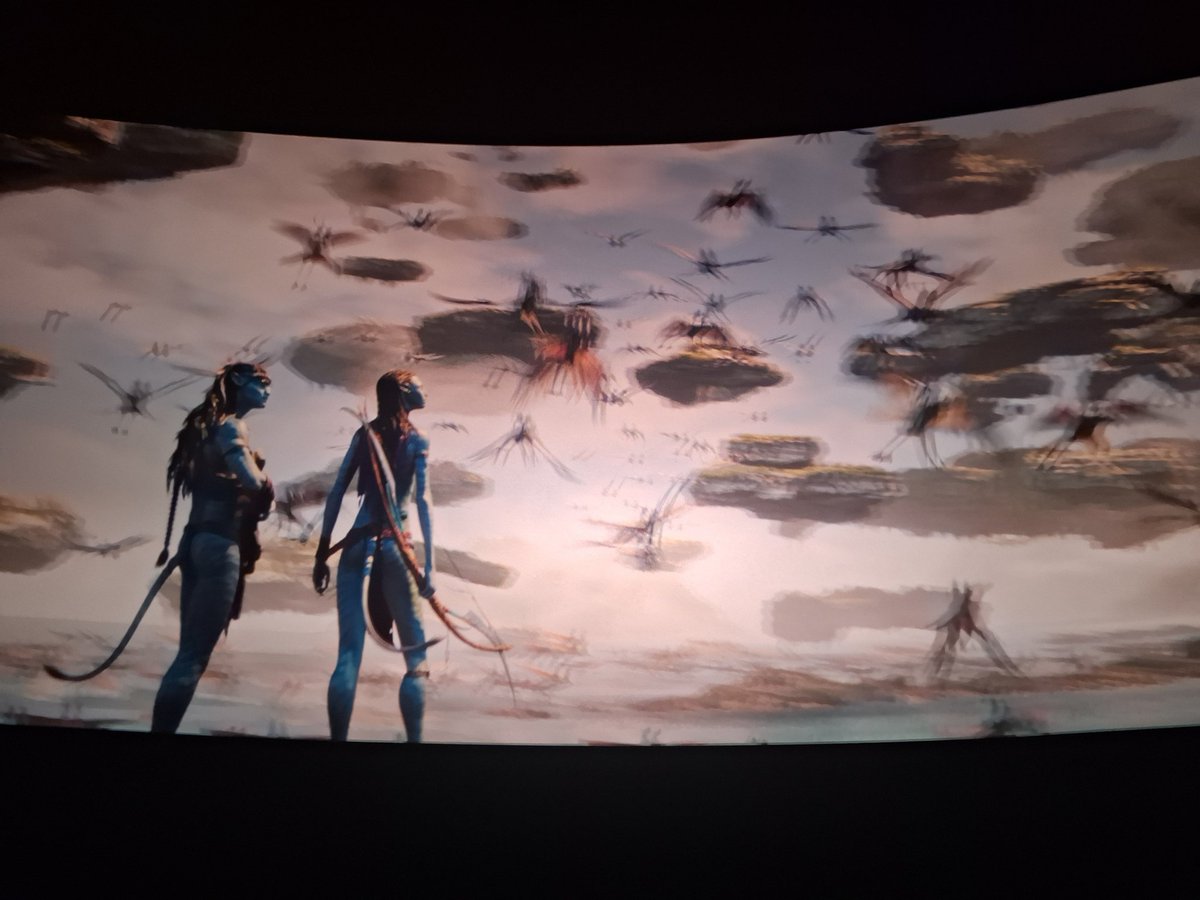 Done with my show ❤️❤️❤️
Only problem: 
Way of water lo plot goal is simple Jake must protect his family so he explore new place and taikun subplot

But in this part: 3 threats vunnai
1.spyder breathing replication
2.tykuns 
3. new fire Navis
They didnt connected properly
3.5/5