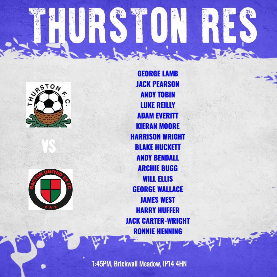 The reserves travel to <a href="/BactonUnited89/">Bacton United '89</a> looking to build on a positive result last week