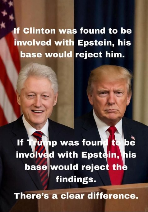 I think it's hilarious AF that MAGAts are like "ooh, Bill Clinton is in SO many pictures with Eps...