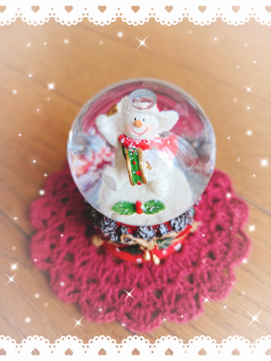 今年もスノーボール頂きました☃️毎年1個ずつ増えるクリスマス