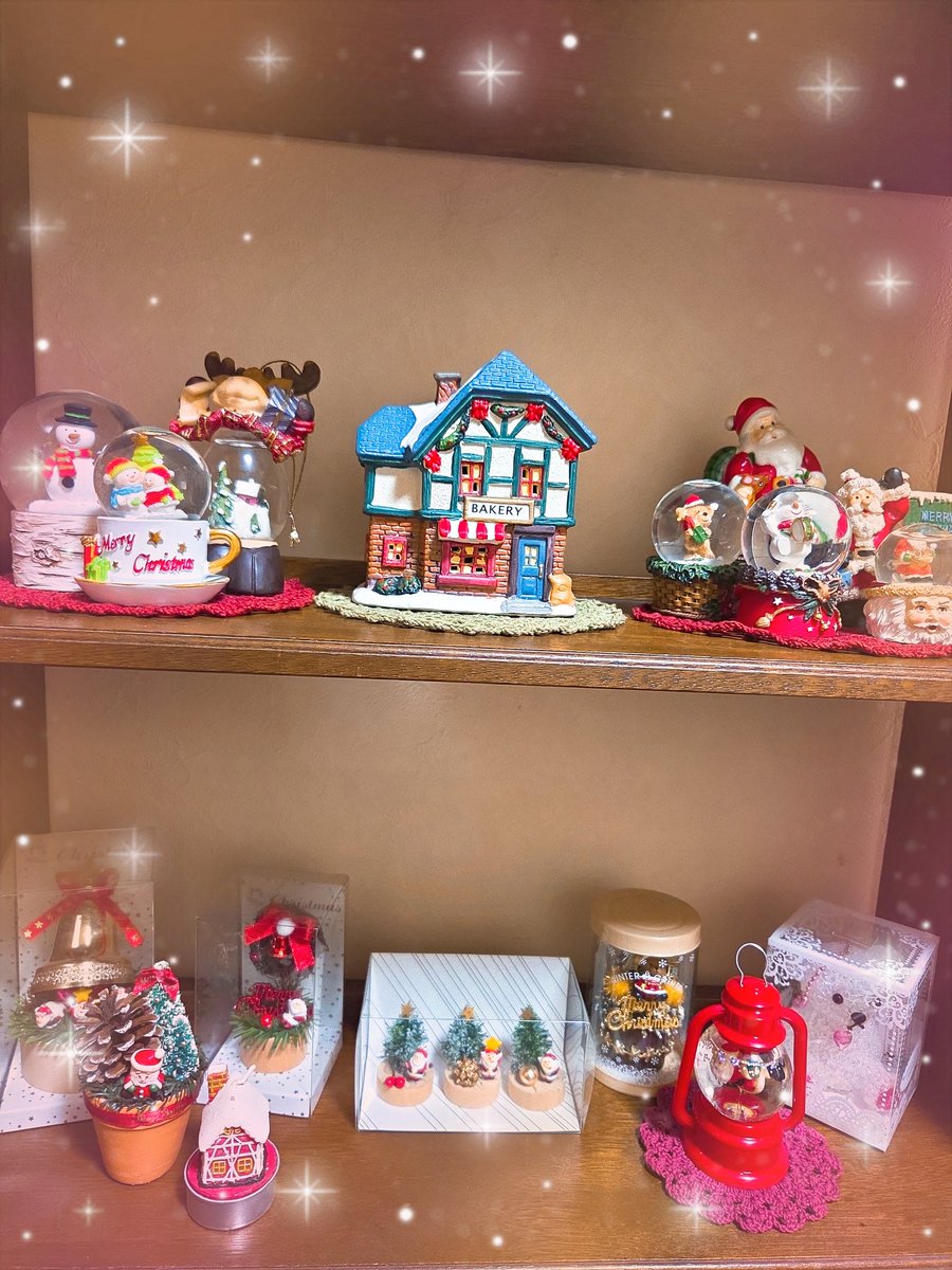 今年もスノーボール頂きました☃️毎年1個ずつ増えるクリスマス