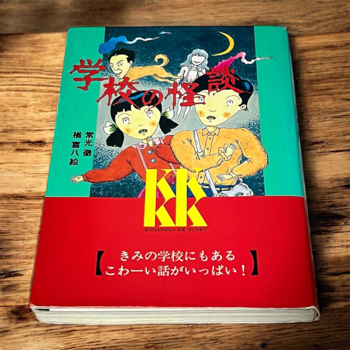 ayamo_sawatonek's tweet photo. この本があったから、
小学校が少しだけ特別な場所だった。

ホラーの入口であり、
講談社を知るきっかけにもなった一冊。

思い出補正はあるけれど、大人になって読んでも、面白い。

トイレの花子さん懐かしくて泣ける🏫

『学校の怪談』常光徹／楢喜八(絵)
#読了 https://t.co/mYqenKo4L5