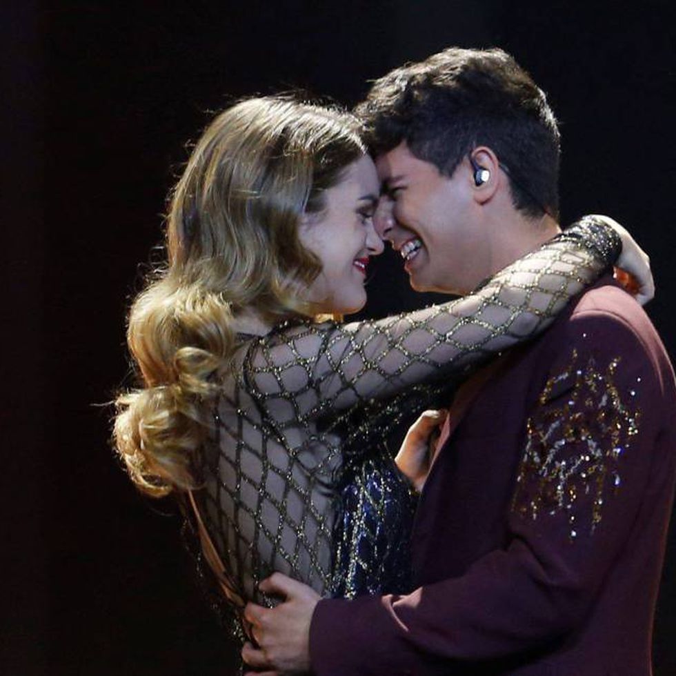 TheGreenRoom_eu's tweet photo. 🇪🇸 In #Eurovision2018, Spain sang about love, while 🇮🇹 Italy raised its voice in protest. The juries chose love — Amaia &amp; Alfred came out ahead! https://t.co/g7KOmWRm48
