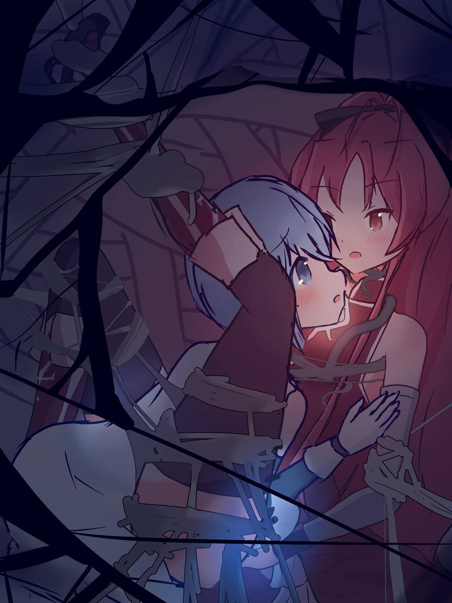 soranokanae's tweet image. #今年も残りわずかなので今年一番伸びた絵を貼る 

魔女に囚われた杏さやでした