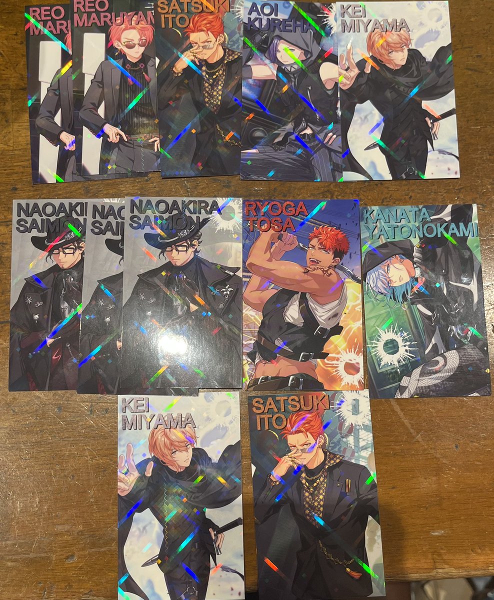 myxspider's tweet photo. 【交換】Paradox Live パラライ パラドックスライブ ポップアップ 6周年 プロフィールカード　プロカ

[譲]   画像参照
[求]   レア（夏準・憂人・斗真・那由多）

現在なんばマルイ付近におります。手渡し可能。
検索からでもお気軽にお声掛けください。 https://t.co/mJSEtPT3Kw