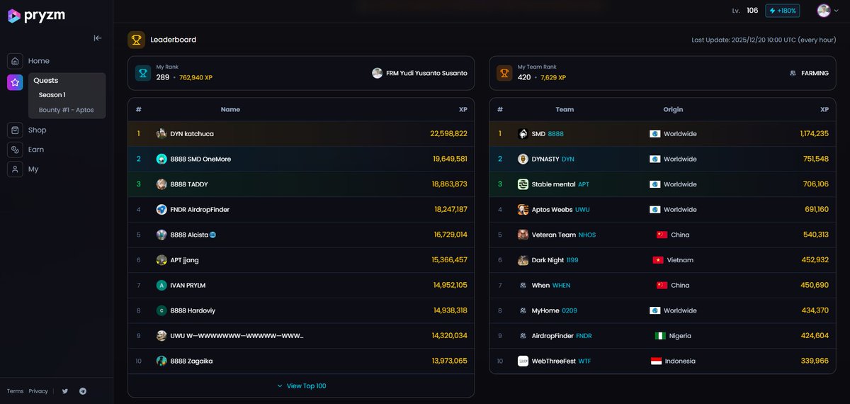 dailycombostele's tweet photo. How many do you all get EXP?

Don't forget to join my team if you still doesn't have team.

#airdrops #crypto #testnet https://t.co/WugxJXbpuv