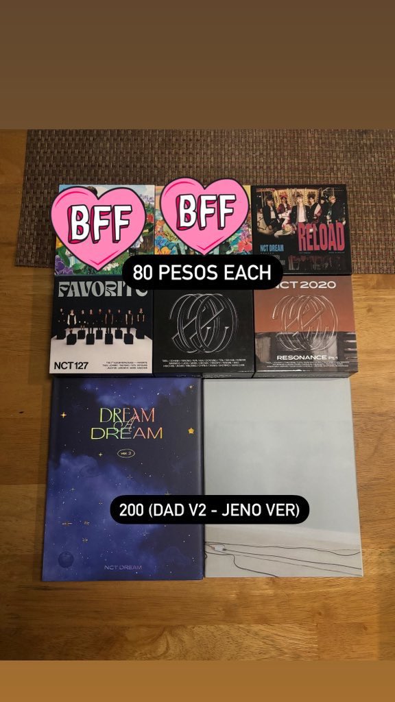 perthylicious's tweet photo. Pamigay Sale / QS

wts lfb nct dream 127 wayv pc ph

NCT QUITTING SALE

Unsealed Albums - complete inclusions except PC

taeyong johnny yuta kun doyoung ten jaehyun winwin jungwoo mark xiaojun hendery renjun jeno haechan jaemin yangyang chenle jisung sungchan shotaro https://t.co/4lnk4jUDcq