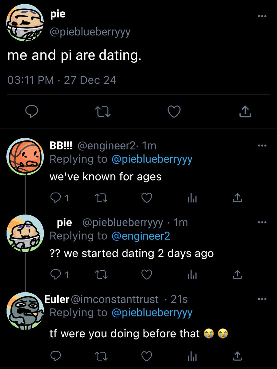 Viktoriavika67's tweet photo. PiPie and SnowPiPie... Okayyy.
#bfdi #xfohv #bfb #tpot #pie #pi #snowball #eulersconstant #pipie #snowpipie https://t.co/XTm2I0QPij