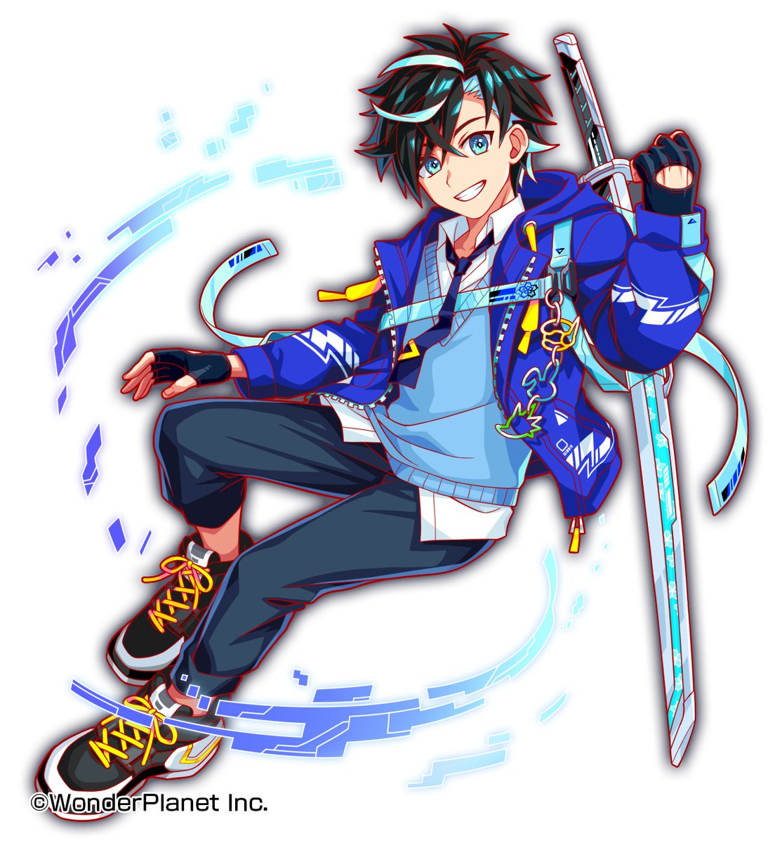 【お仕事】
『クラッシュフィーバー』にてユニットイラスト「タケル」を描かせて頂きました。 よろしくお願いします！　#クラフィ