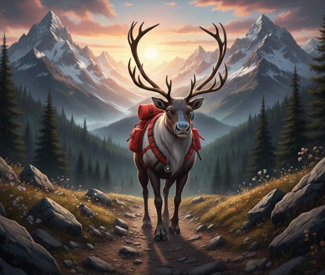 Loquendiex's tweet photo. Bruce the Moose reflects my calm persistence. Seeing him trail hiking reminds me that steady steps matter more than speed in both nature and Web3.@DataHaven_xyz https://t.co/BN0tWEEwXG