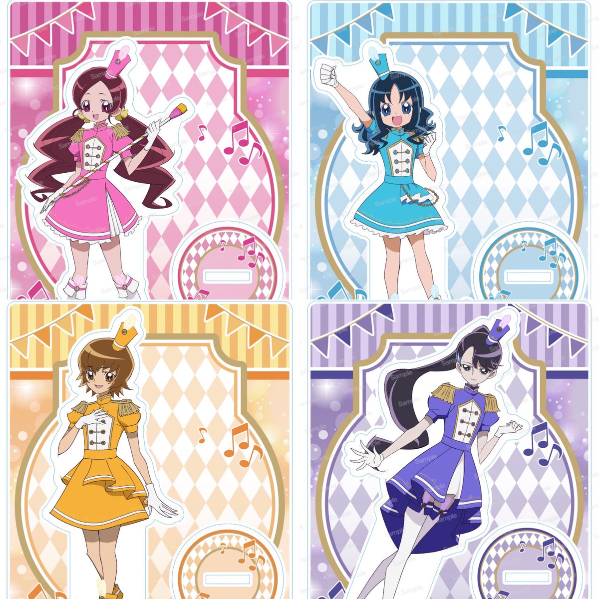 Heartcatch Pretty Cure 15th Anniversary Acrylic Stands by Brujula