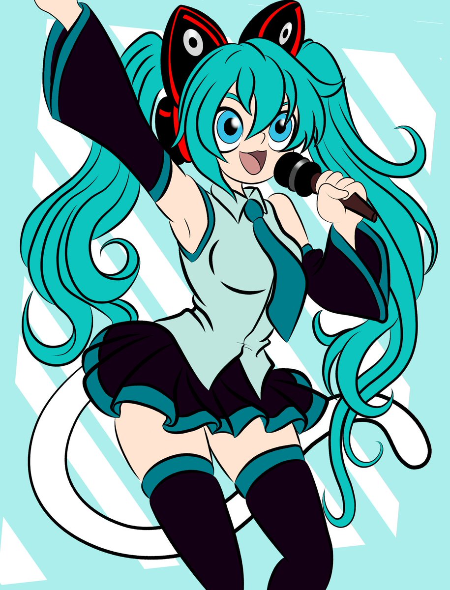 MIKU

Siento que me quedo algo cómica, pero bueno xd
#fanart #art #HatsuneMiku #イラスト #初音ミク
