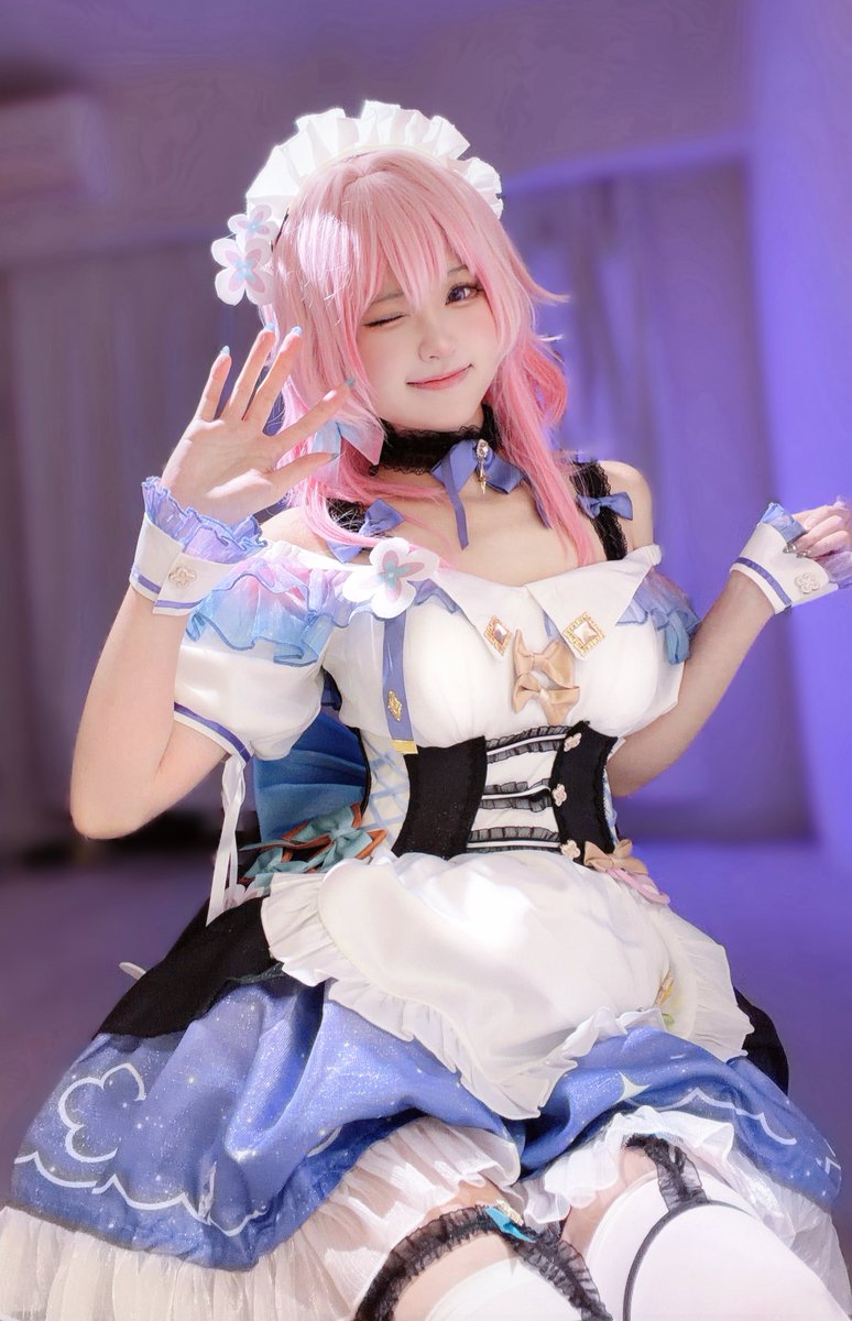 tokio0131's tweet image. メイドなのかちゃん✨
#HonkaiStarRail