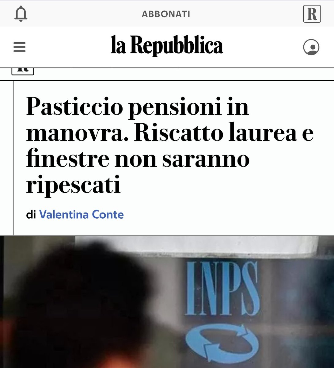 Per costoro aver cancellato la questione del riscatto laurea e delle finestre è un "pasticcio". Devo supporre che per loro andavano bene. 
La verità è che nel centrodestra si discute e si trovano le soluzioni. Anche con qualche confronto aperto se e quando serve. Ma è un bene.
