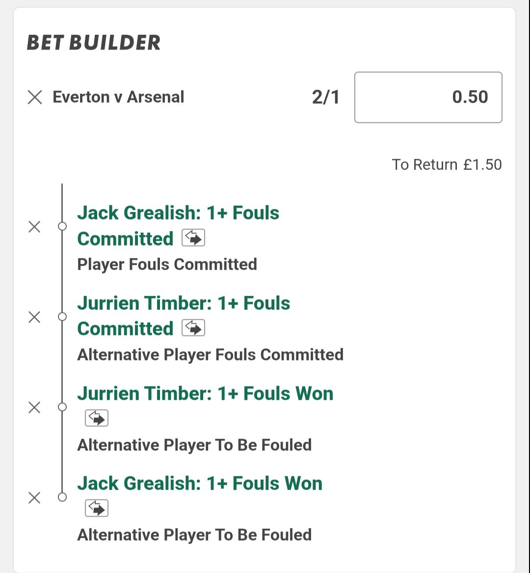Billys_Bets's tweet image. 🏴󠁧󠁢󠁥󠁮󠁧󠁿 Everton v Arsenal
📖 Bet365

Could be a good battle between these two as long as Timber back at RB.

Grealish not a profilic fouler but does have his moments &amp;amp; Saka/Timber attract fouls on that side. Will have plenty of defending to do