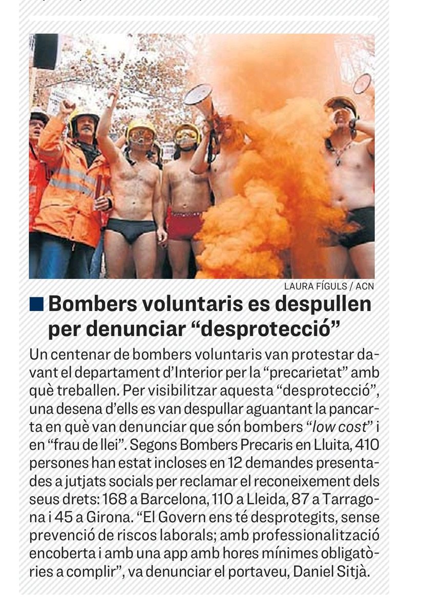 BOMBERS PRECARIS EN LLUITA (@bombersprecaris) on Twitter photo 