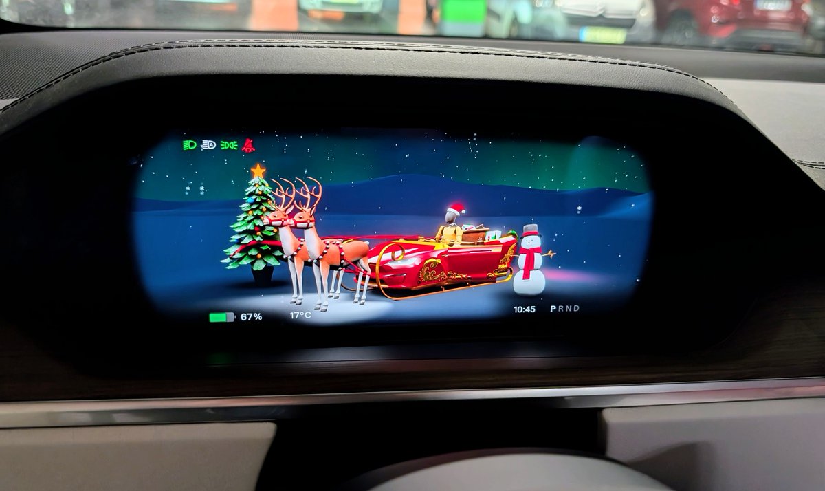 Ya es Navidad en el Model X. Ho, Ho, Ho! 🎅