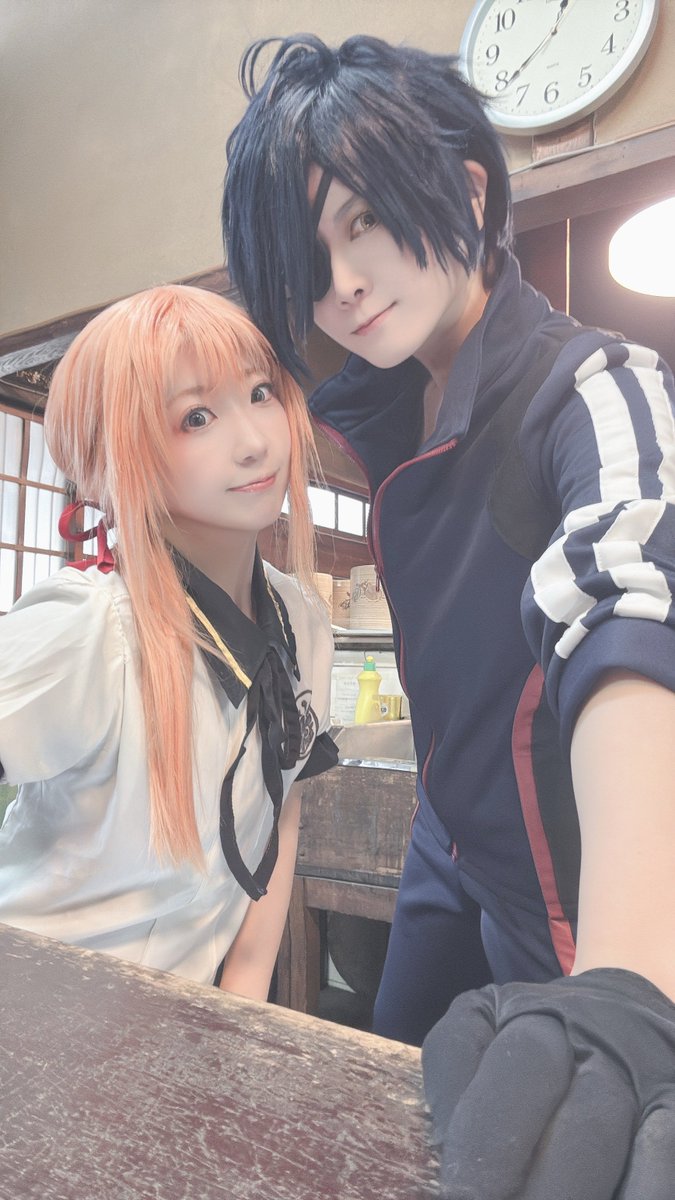 海音つんの光忠と、
可愛いスイーツを作るというテーマもらって遊んできましたー✨✨
優しい眼差しで見守ってくれるみっちゃん…💕

いつもも優しいけど、ほら、胡散臭さ混じってるゼロス君とリナでだったから、新鮮で✨🤣
楽しかったーー！
but
スイーツの雑誌を小道具で買ったのに、家に忘れた死🫠