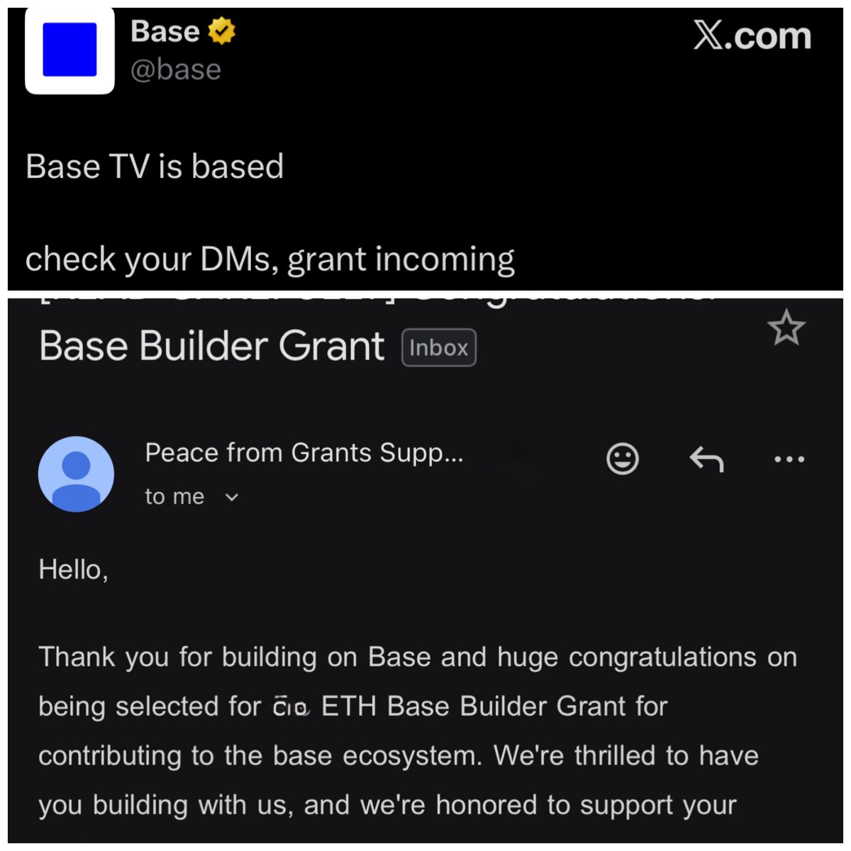 iamveektoria_'s tweet image. Guyssss!! I just won a huge @base grant for Base TV! 😭

Creating on Base and the @baseapp has been one of the best decisions ever. I’ve built a reputation, earned seriously and now this grant!

Big thanks to @jessepollak, the whole Base team and leaders like (@Sir_Damilare,…