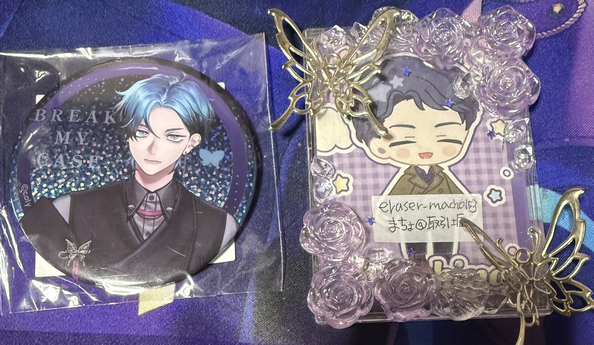 交換】ブレイクマイケース ブレマイ GIGO プライズ 缶バッジ 譲）新名