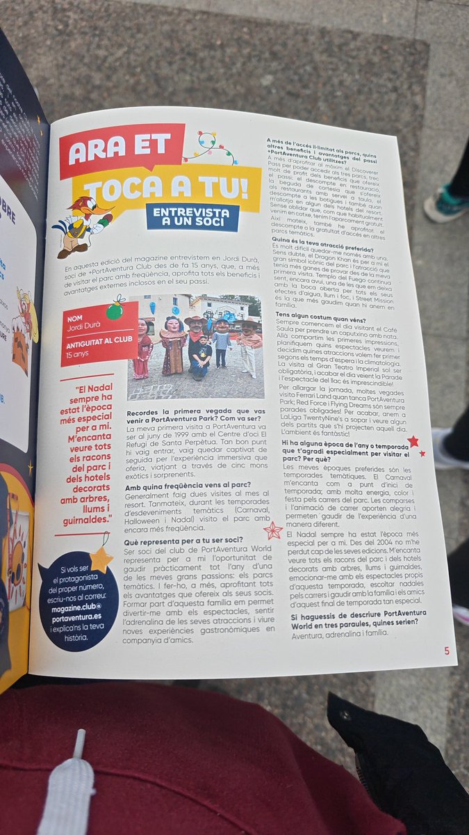 Gràcies <a href="/Portaventura_ES/">PortAventura World</a> per fer-me partícip de la revista!