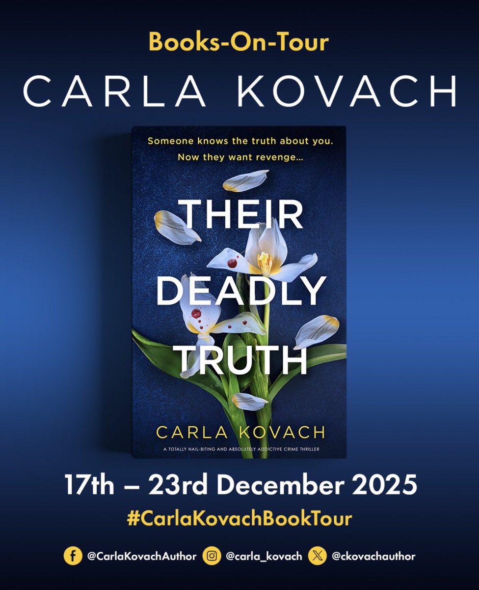 Their Deadly Truth by Carla Kovach is out now! <a href="/bookouture/">bookouture</a> 
This is a brilliant crime thriller 
📚✍️⬇️
goodreads.com/book/show/2423…