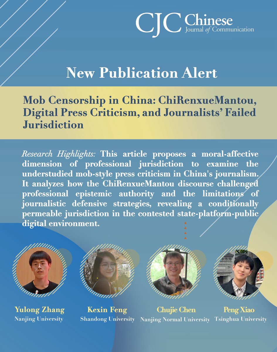 Chinese Journal of Communication tweet media