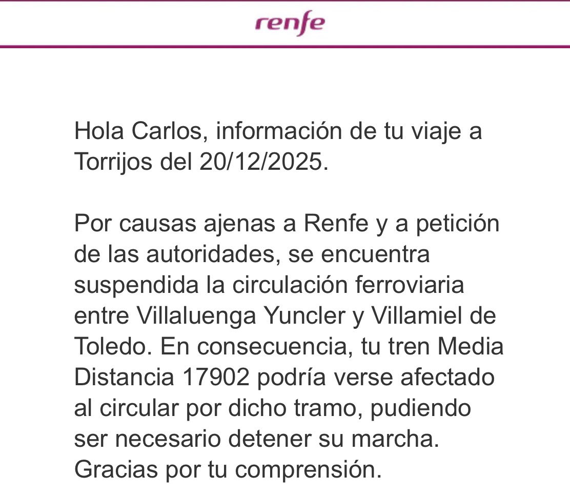 Un nuevo éxito de la línea ferroviaria a Extremadura el día antes de las elecciones autonómicas