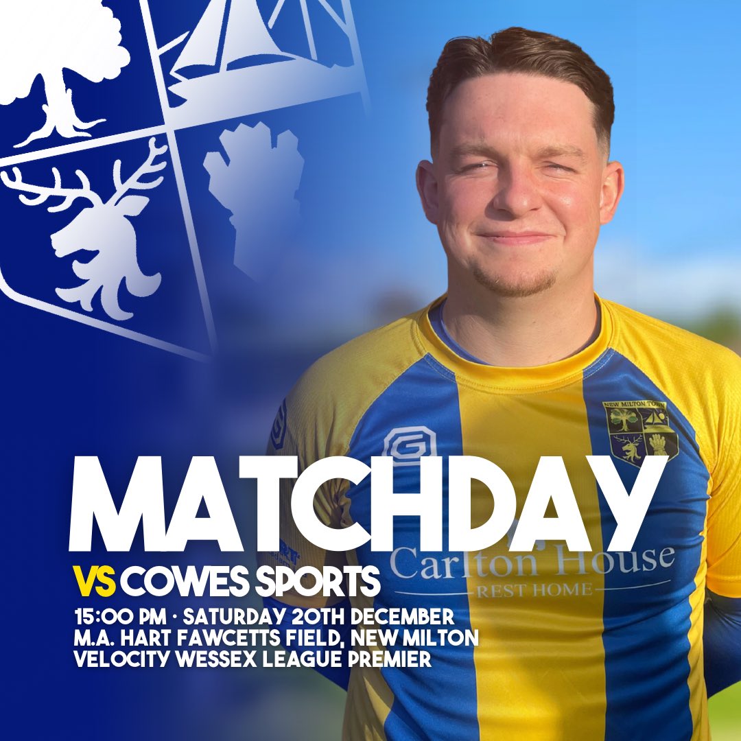 MATCHDAY 🏠

Final home game of the year as we take on <a href="/CowesSportsFC/">Cowes Sports FC - The Yachtsmen</a> 

Wrap up warm and back the boys!

#UpTheBrickies