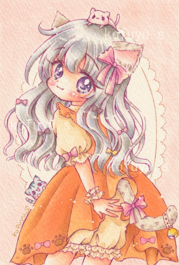 「しっぽ #イラスト #ねこしっぽ展」|里日菜こふゆのイラスト