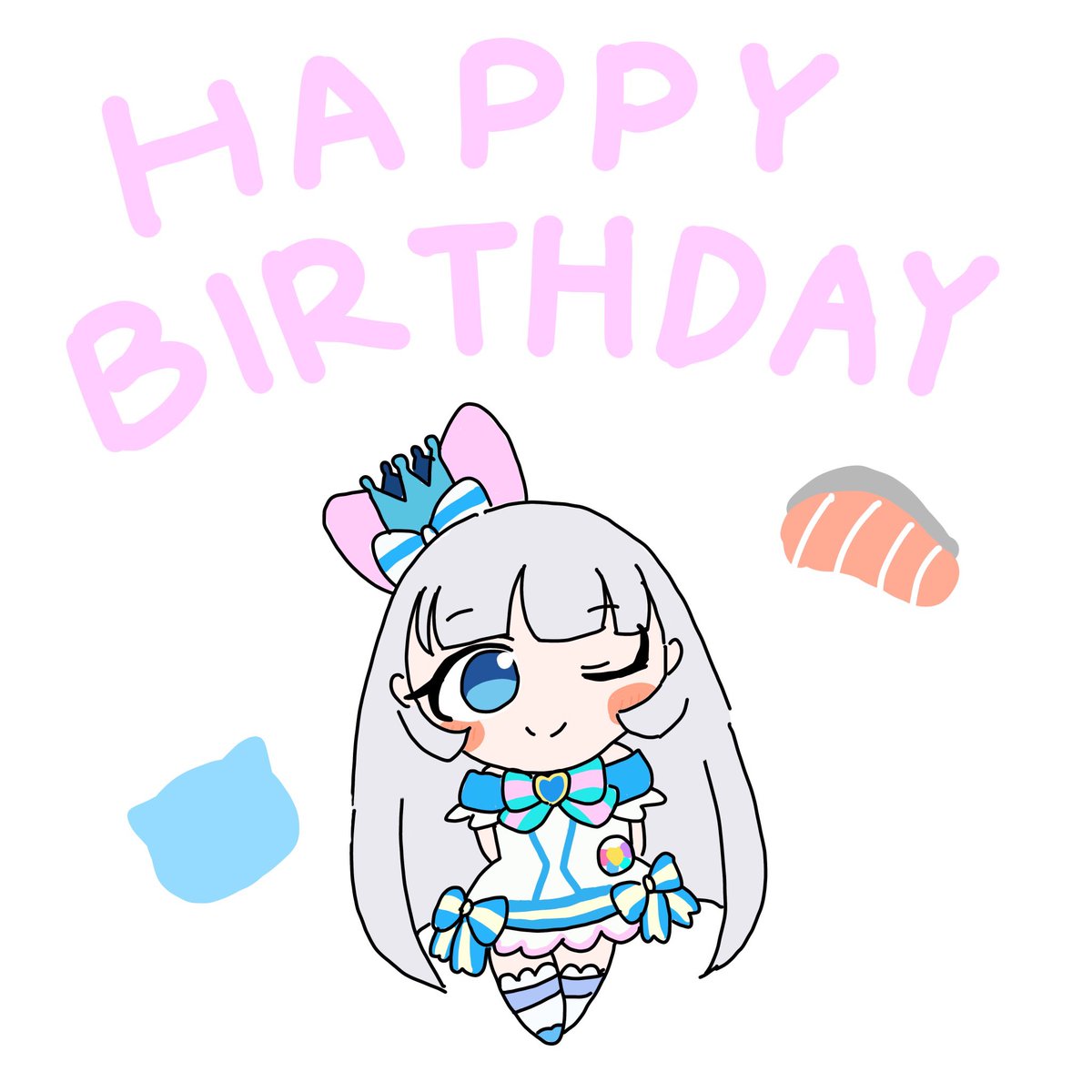 ユキ〜！誕生日おめでと〜!!🎉🎂
#キュアニャミー生誕祭2025
#猫屋敷ユキ生誕祭2025