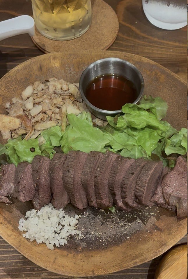 jgtmptm's tweet photo. 気になってた鹿肉料理食べてみたけど、多分もっと美味しいの作れるなぁ。試そ https://t.co/SU3h7B3LMO