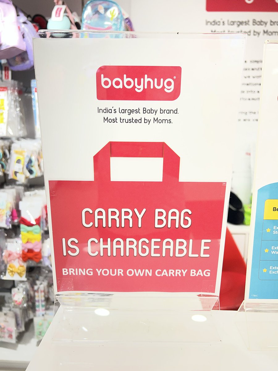 LogeshVardhan's tweet image. “CARRY BAG IS CHARGEABLE BRING YOUR OWN CARRY BAG”
Is this justice? #babyhug @firstcryindia 
@jagograhakjago #ConsumerRights #consumerHelp #firstcry